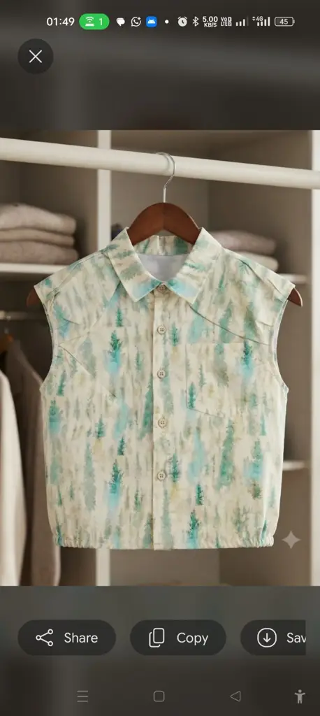 Button-up collared shirt - View 2
