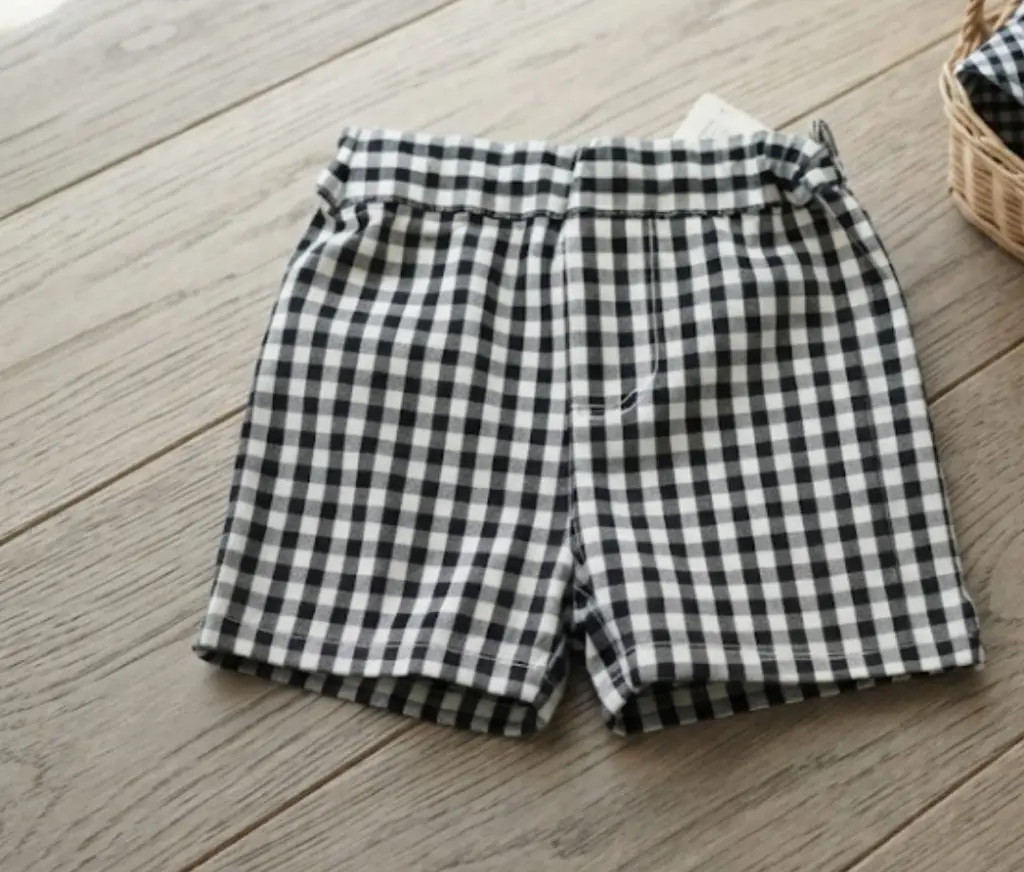 Vibrant Plaid Shorts - View 2