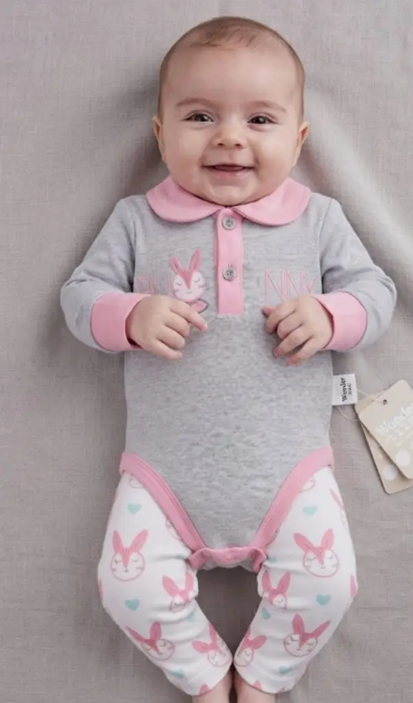 Sweet Bunny  Romper & Legging Set - View 2