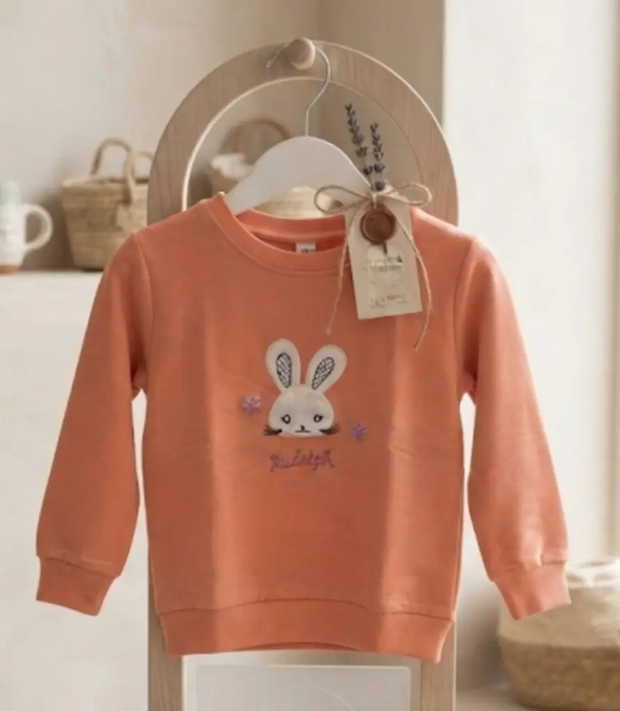 'Rudolph' Bunny Appliqué Sweatshirt - View 2