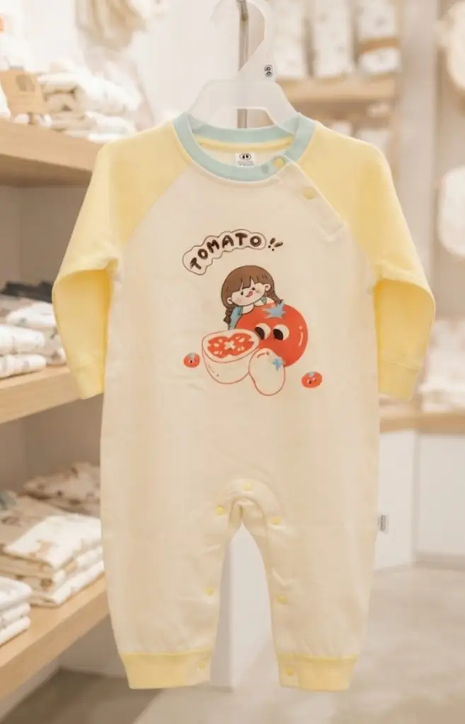 Tomato Sweetheart Romper - View 2