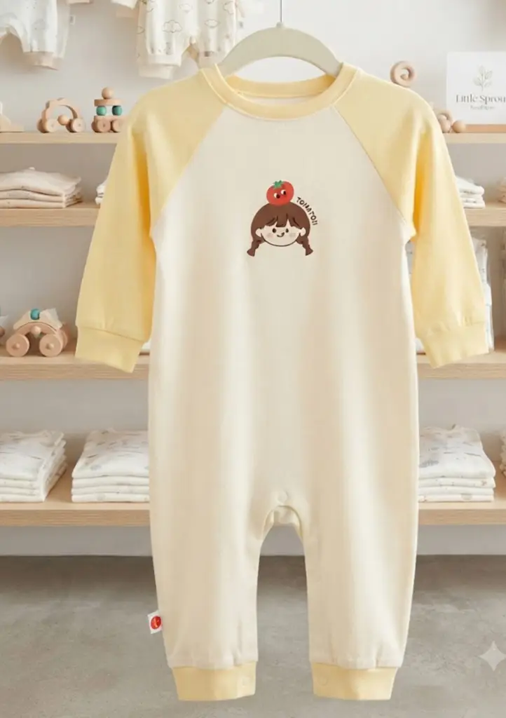 Tomato Sweetheart Romper - View 3