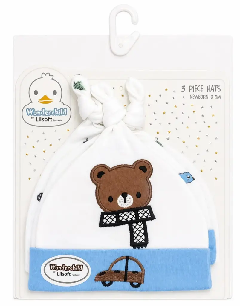 Baby knot cap 3pcs set