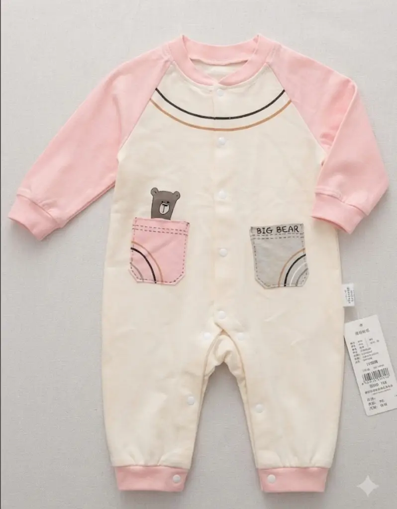 "Big Bear" Cozy Infant Romper