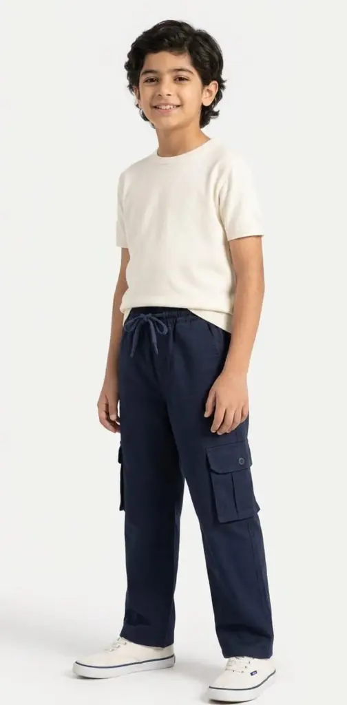 Boys' Everyday Comfort Cargo Pants 3 - View 3