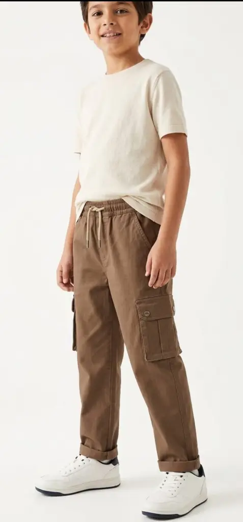 Boys' Everyday Comfort Cargo Trouser - View 3