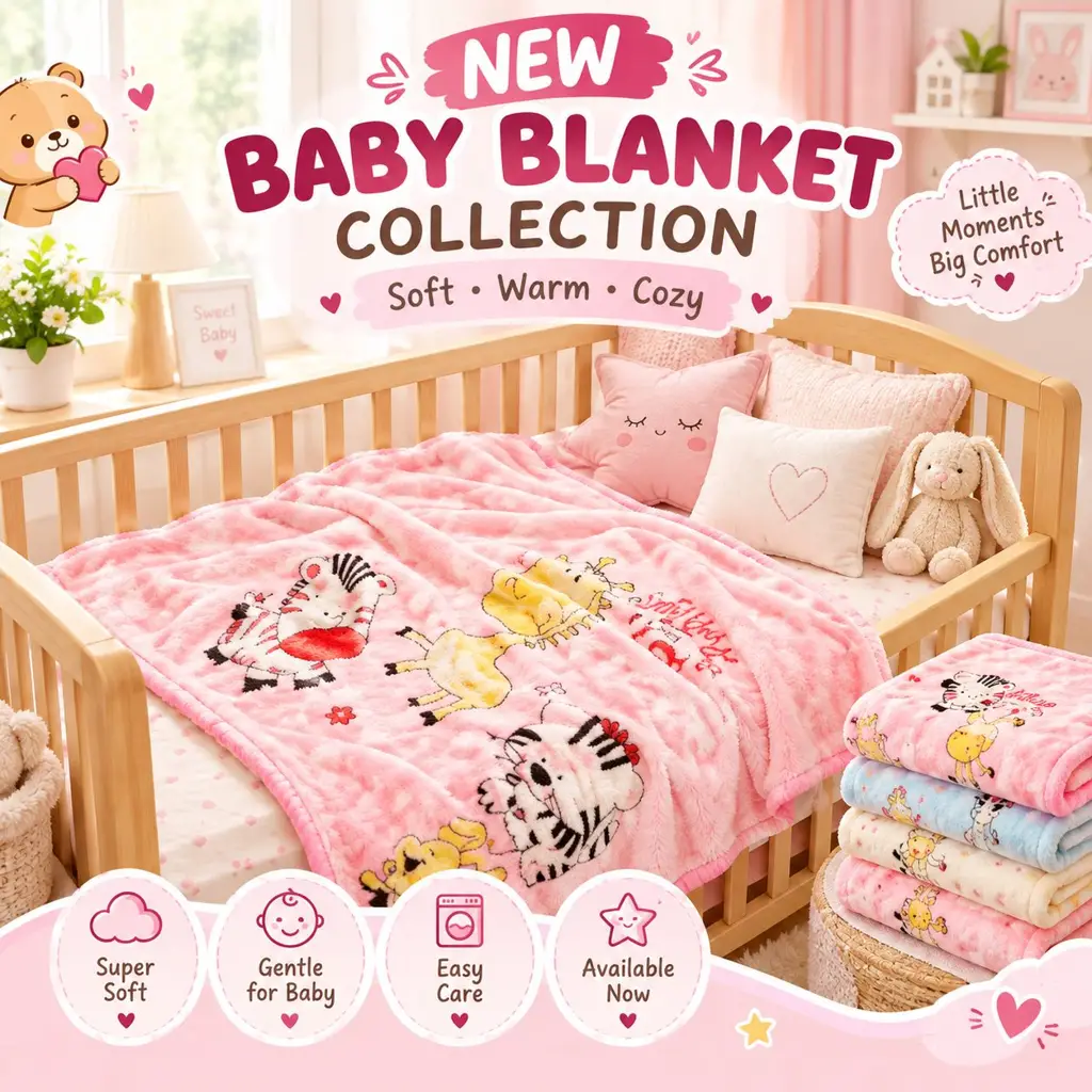 Safari Dreams Collection – Baby double ply Blanket