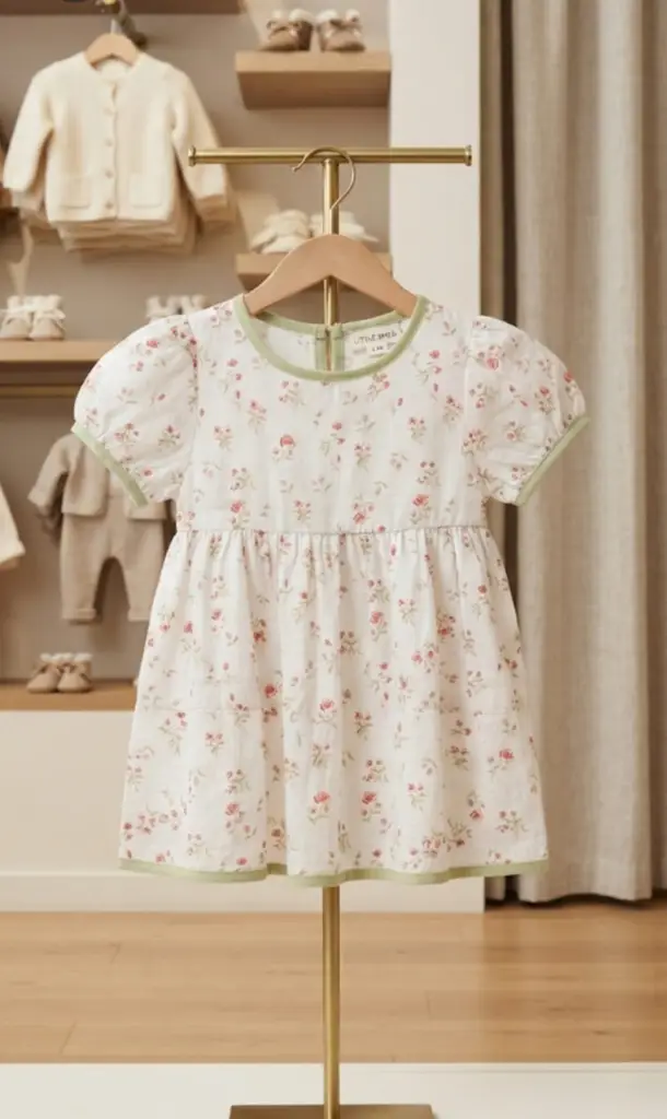 Vintage Rose Floral Dress - View 3