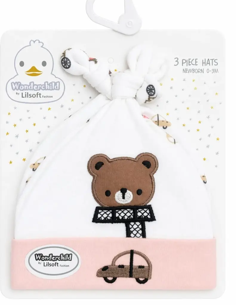 Baby knot cap 3pcs set - View 5