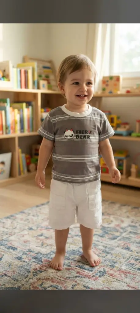 fier Bear Shirt and short - View 4