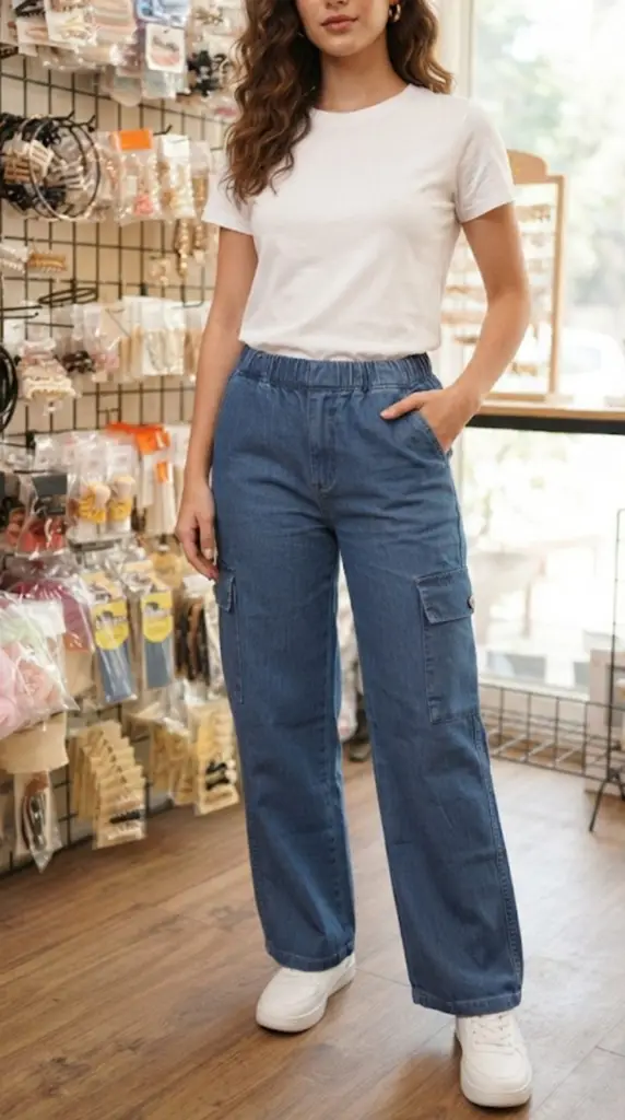 Medium-Wash Denim - View 3