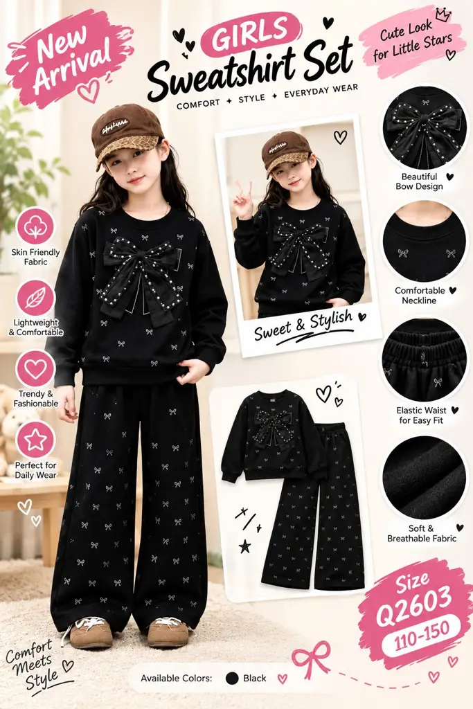 Stylish Girls’ SUIT - View 3