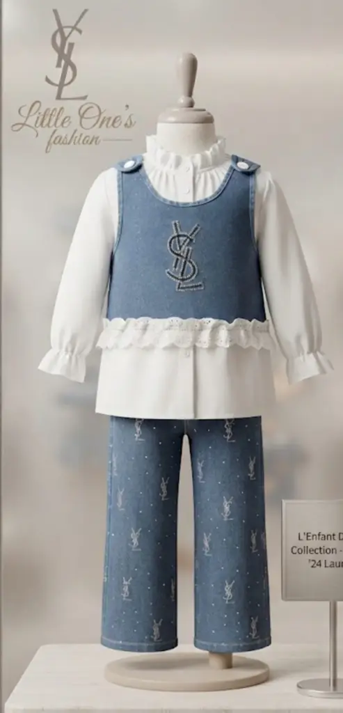 ​The 'Monogram Chic' Denim Ensemble - View 3